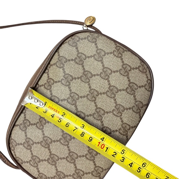 Gucci GG brown mini messenger crossbody bag vintage - Picture 6 of 10